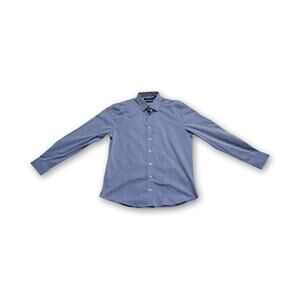 Nick Graham Modern Fit Blue Dress Shirt - 16-16.5 (34/35) - L